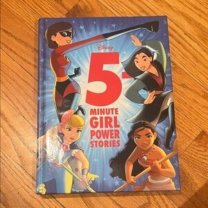 Disney Girl Power 5 Minute Stories Book Hardcover EUC